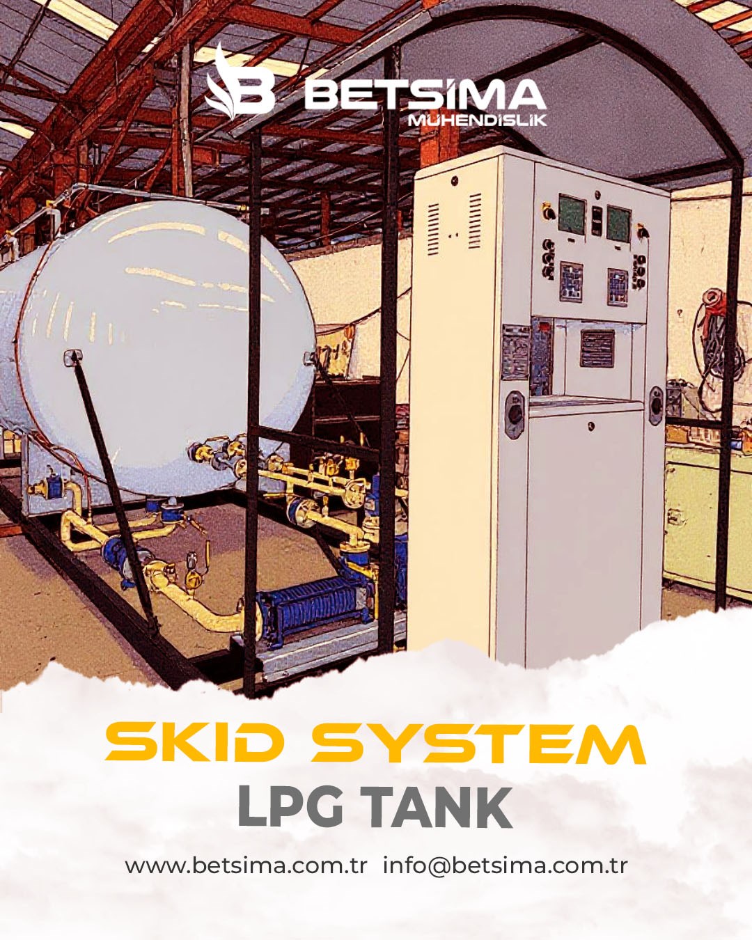 LPG Skid Sistem Nedir? Taşınabilir ve Güvenli LPG Depolama ve Regülasyon Çözümü